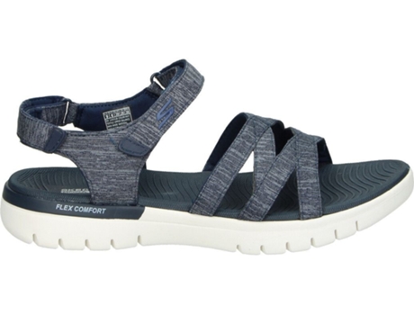 Sandalias de Mujer SKECHERS Tecido Azul (41)