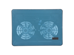 Base De Refrigeración Para Portátiles Con 2 Ventiladores Silenciosos, Apta Para Portátiles Gaming De Hasta 17 Pulgadas.