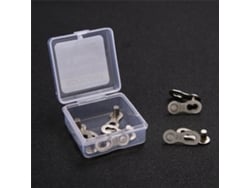 Prateados Conjunto 5 Pares Conectores Corrente Bicicleta 6-12 Velocidades Botões Mágicos Links Engate Rápido Mountain Bike