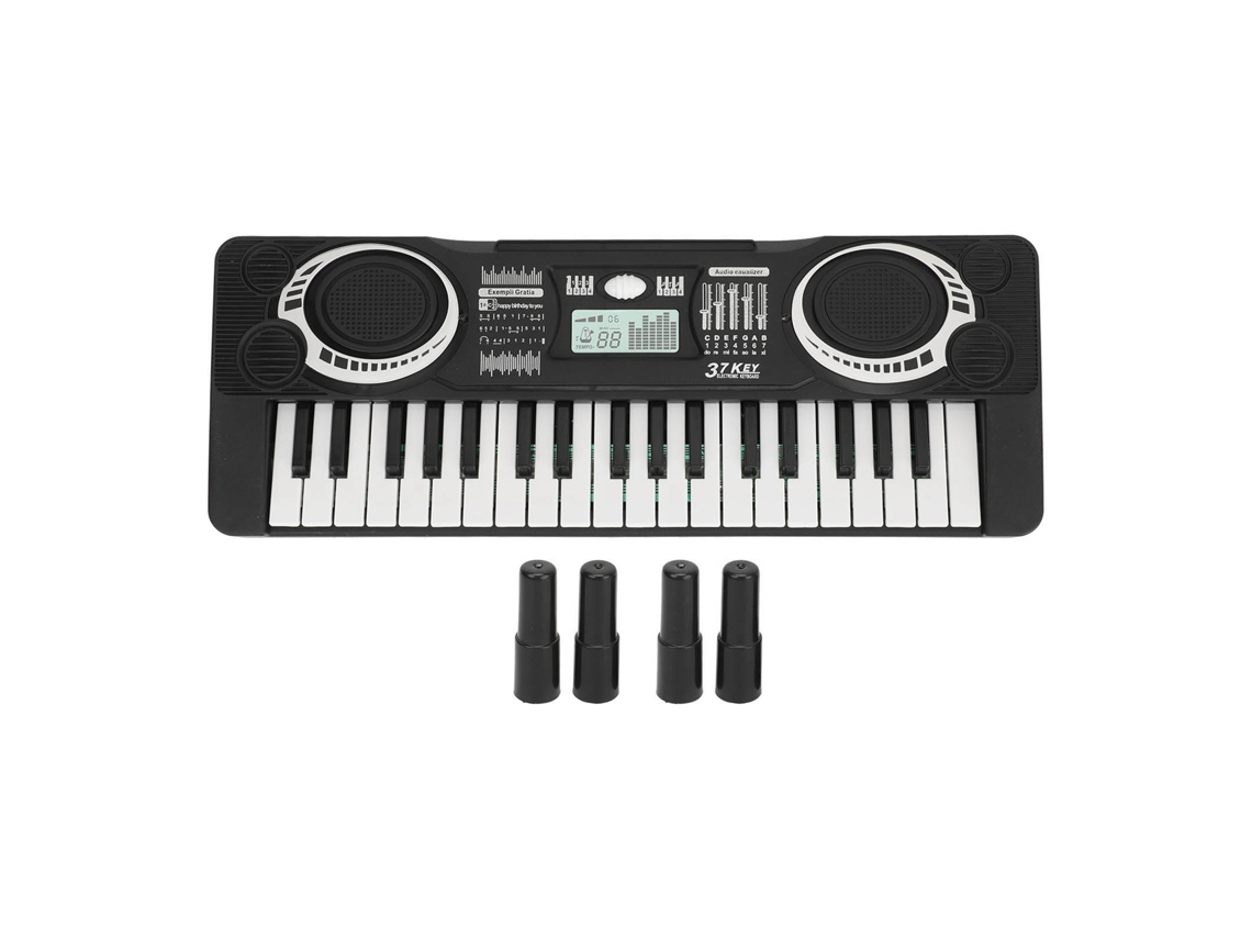 Ats-piano Infantil Teclado Juguete 37 Teclas Realista Multifuncional Interactivo Instrumento Musical Niños