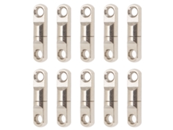 10 anzuelos giratorios resistentes para pesca de 5 mm