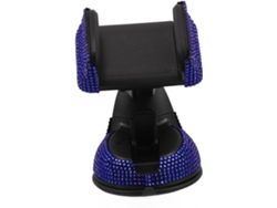 Soporte Ajustable Para Teléfono Móvil De Coche Con Diamantes De Imitación Y Ventosa.