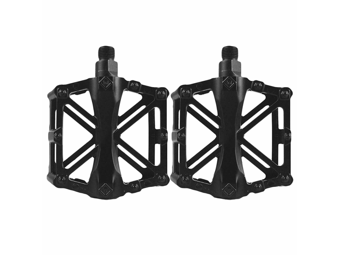 2026-pedales De Bicicleta X Forma Con Rodamientos Ligero Reemplazo Piezas De Bicicleta Negro 1 Par