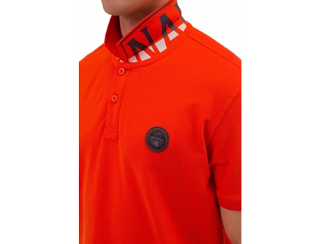 Polo de Hombre NAPAPIJRI Algodón Rojo (L)