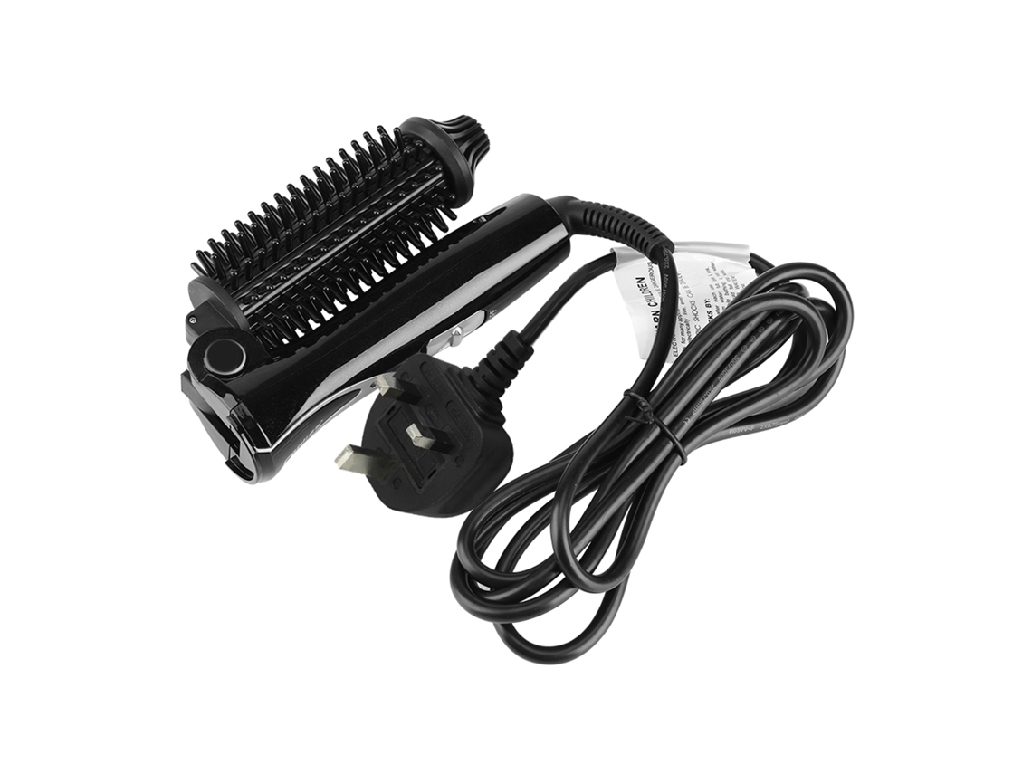 Pincel Rizador De Cerámica Turmalina Plegable Con Aniones, Herramienta De Peinado Seguro Para Rizar El Cabello