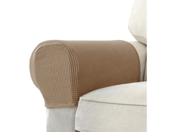 2 fundas elásticas antideslizantes de jacquard para respaldos y asientos de sofás de alta calidad.