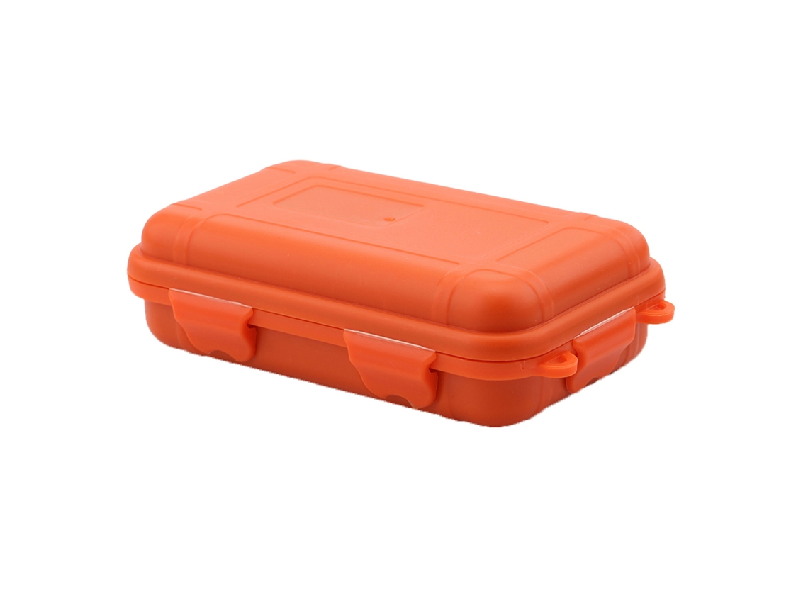 Caja De Almacenamiento De Supervivencia Sellada, Resistente A Golpes E Impermeable Para Exteriores, Color Naranja, Tamaño L.