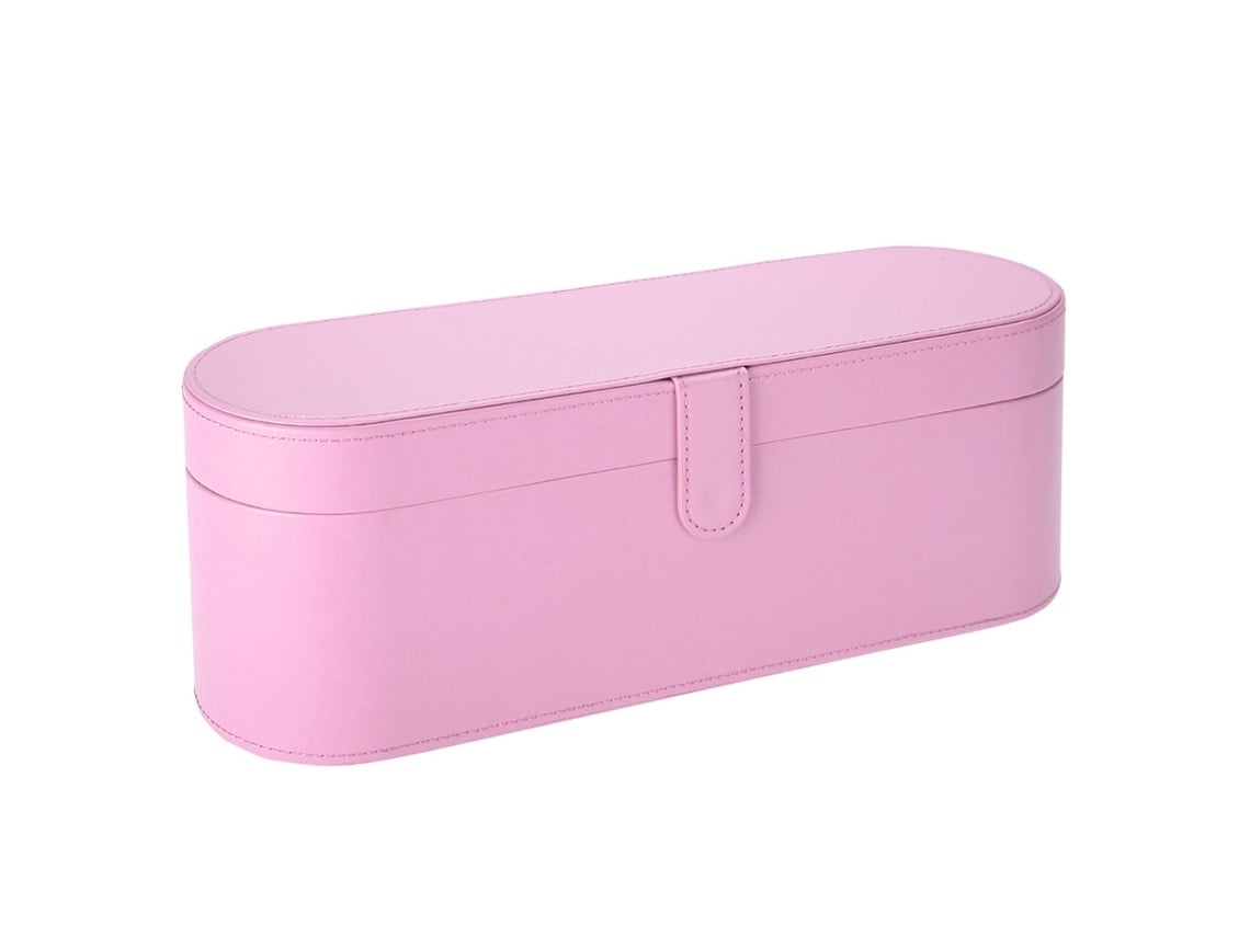 Caja de almacenamiento de piel sintética 2026 para secador de pelo Dyson Supersonic, estuche de viaje, regalo, rosa