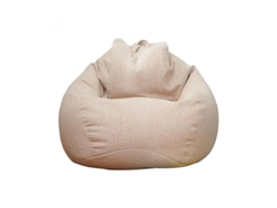 Sillón De Gran Tamaño Para Adultos Y Niños Funda De Manta Lino Algodón Transpirable Lavable Para Sala Dormitorio Kfb 90 * 110 Cm Caqui