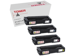 Pack 4 Tóners Compatibles Ricoh Aficio Spc252/Spc262 407531/407716 407532/407717 407533/407718 407534/407719