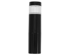 brocha de maquillaje portátil retráctil, brocha de base para maquillaje diario, diseño compacto, color negro Rosewell