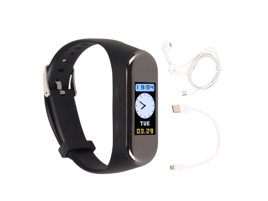 Reloj Inteligente Con Grabadora De Voz Hd Con Ia, Reducción Activa De Ruido, 16 Gb De Almacenamiento Y Correa De Muñeca.