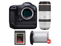 Canon Eos R3 + Rf 100-500mm F/4.5-7.1 L Is Usm + 1 Sandisk 64gb Extreme Pro Cfexpress Type B + 3 Canon Lp-e19 + Ebook Pricedirect