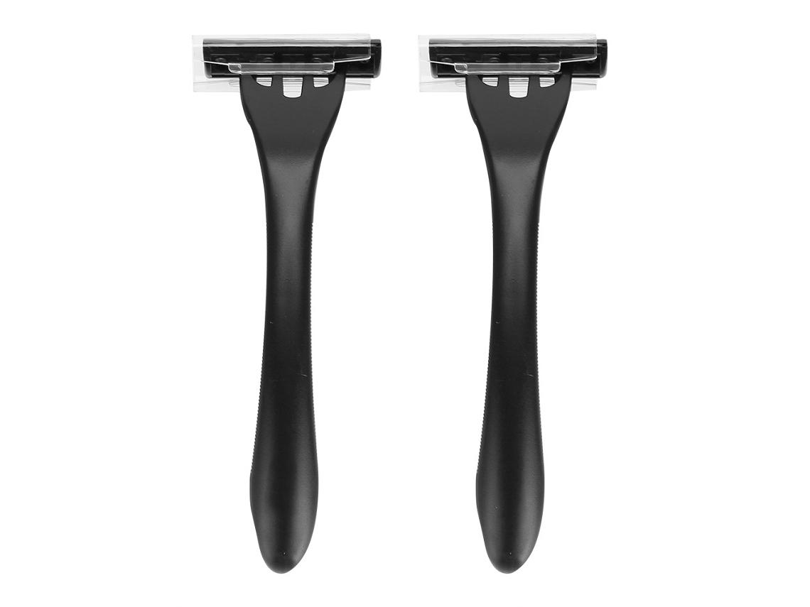 1pc Navaja Desechable De Plástico Para Hombre, Ideal Para Viajes Y Hoteles, Depilador De Pelo Manual