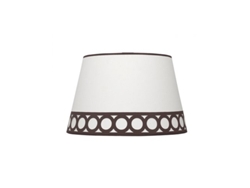 Pantalla Sobremesa Dalia E14 Beige/marrón.ø25x20x15cm)