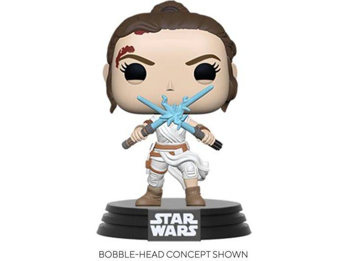 Figura FUNKO Pop! Star Wars: Rey w/ 2 Light Sabers