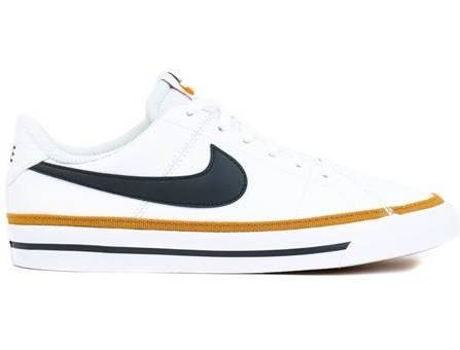 Zapatillas NIKE Court Legacy Cuero natural Niños (40 - Blanco)