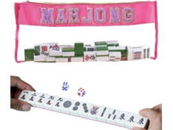 Bolsa De Almacenamiento De Mahjong, Bolsa Con Cremallera Para Fichas De Mahjong | Bolsa Portátil Para Adultos Y