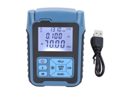 Medidor De Potencia De Fibra Óptica Portátil Y Recargable De 850-1650 Nm Con Comprobador Preciso.