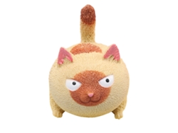 Pelota Antiestrés De Gato Cute Squeezy Toys Para Niños Y Adultos Amarillo Juguete Descompresión Sensorial
