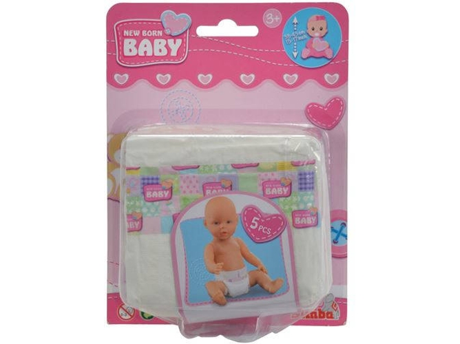Conjunto de pañales para Muñecos SIMBA TOYS S 5561906