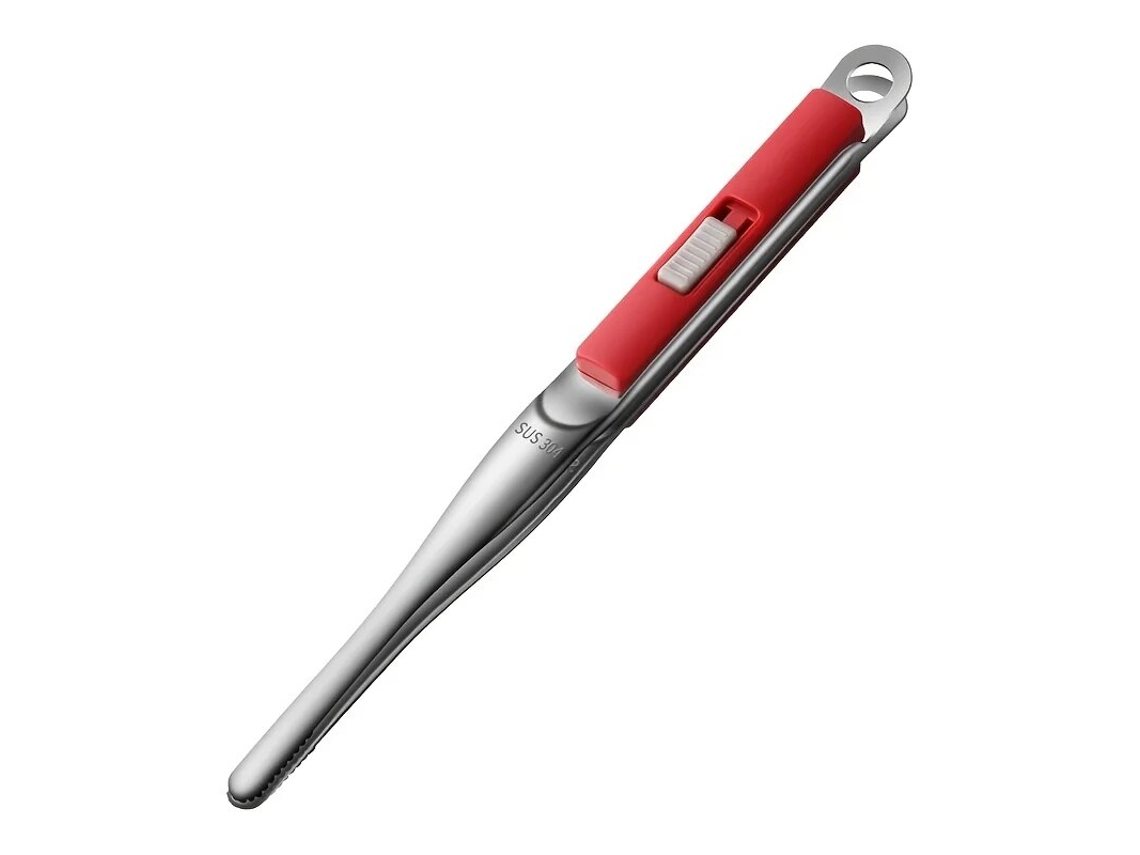 Pinzas Para Carne De Acero Inoxidable 304 (rojas) Herramienta De Cocina Para Uso Doméstico
