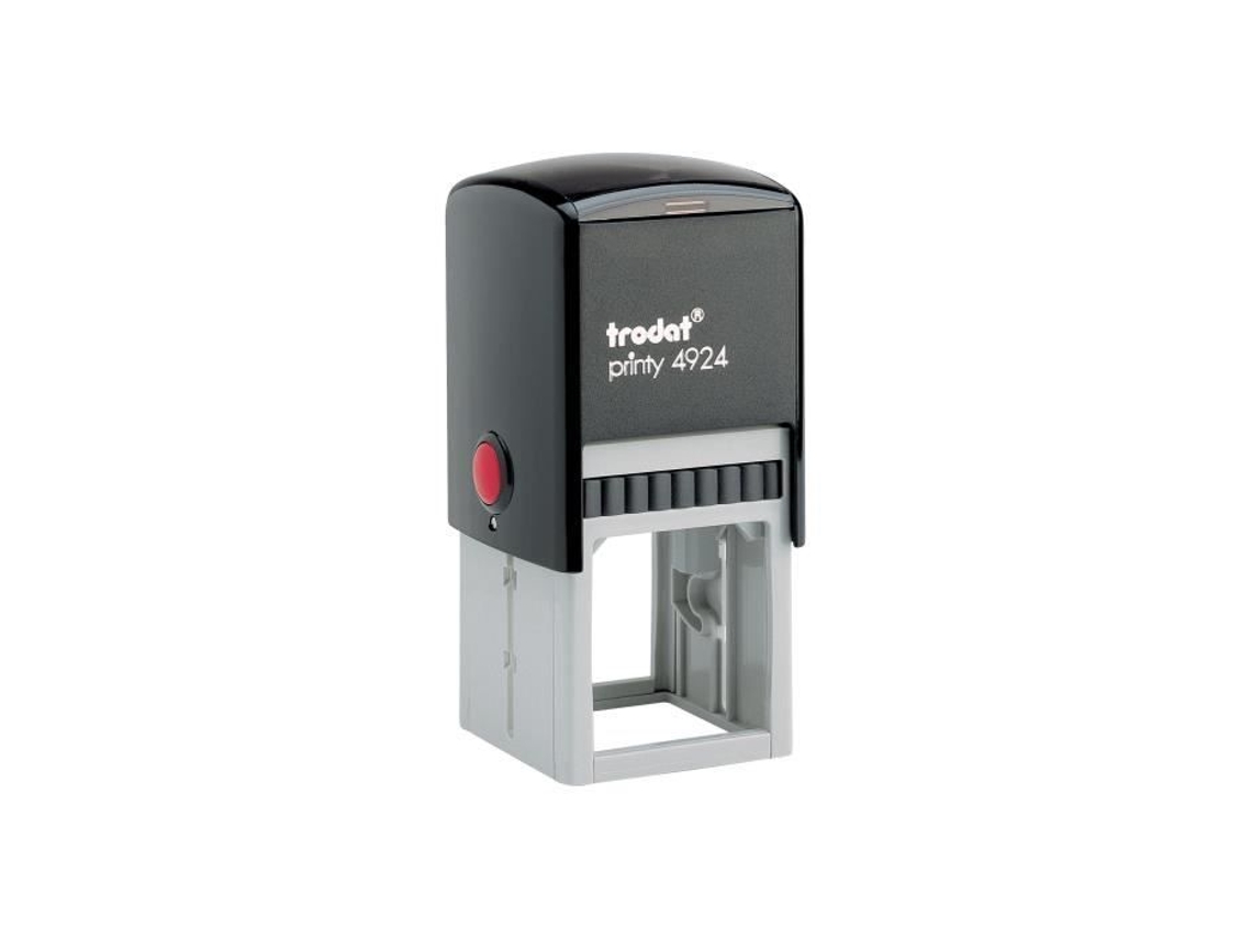 TRODAT 4924 Sello autoentintable con texto personalizado 40 x 40 mm