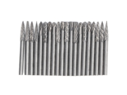 Kit De 20 Brocas De Carburo De Wolframio, Cônico, Lijado, Mandril 1/8 Polegada, Ferramenta Manual