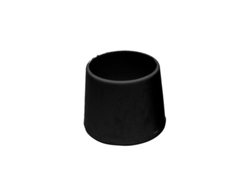 Contera Redonda Flexible Cnt07 De Caucho Negro Ø2,5x2,9cm (25 Unidades) Micel