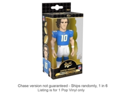 Figura Funko NFL: Justin Herbert Vinyl Gold Chase se envía 1 en 6