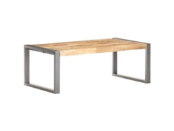 Mesa de Centro Apoyo 110X60X40 Cm Madera de Mango Áspera