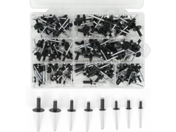 200 Remaches Ciegos De Aluminio, 8 Tamaños: 3.2x8mm, 3.2x10mm, 4x10mm, 4x14mm, 4.8x14mm, 4.8x18mm