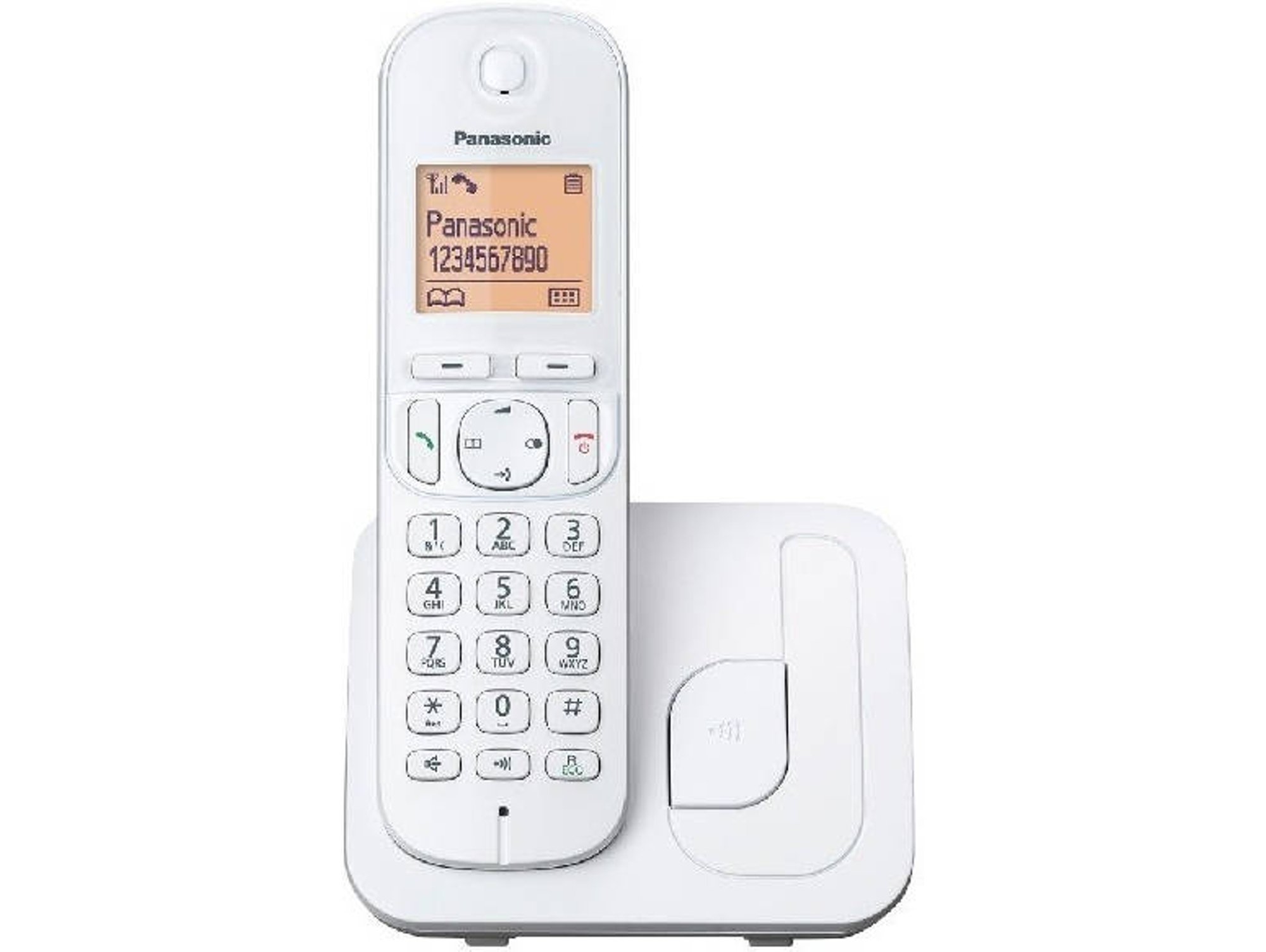 Teléfono fijo Sin Cable PANASONIC KX-TGC210 blanco