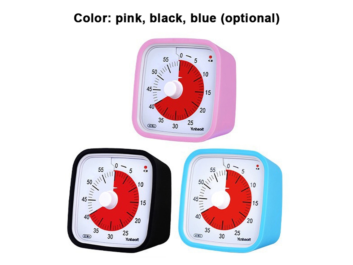 Temporizador Visual Manual Silencioso Y Resistente A Caídas Para Estudiantes Y Para La Gestión Del Tiempo.