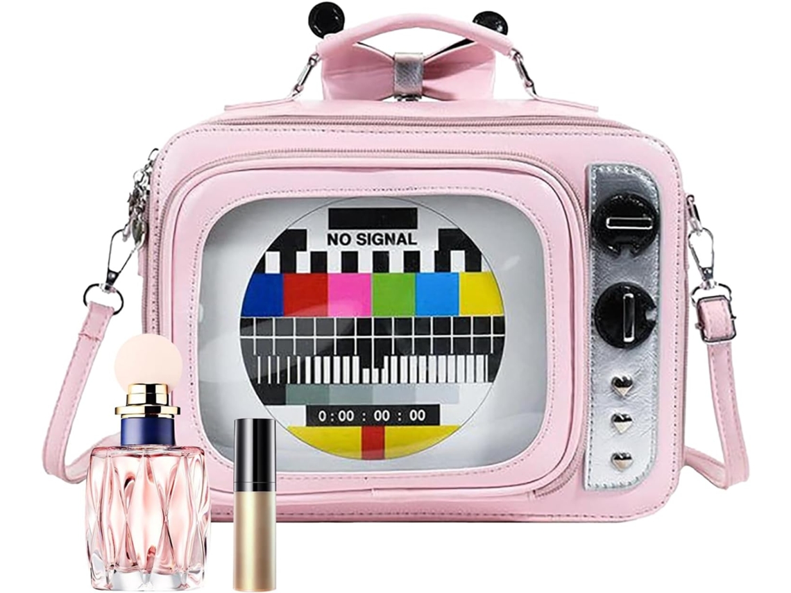 Bolso De Mano Grande Para Mujer Con Forma De Televisor. Bolso De Hombro.