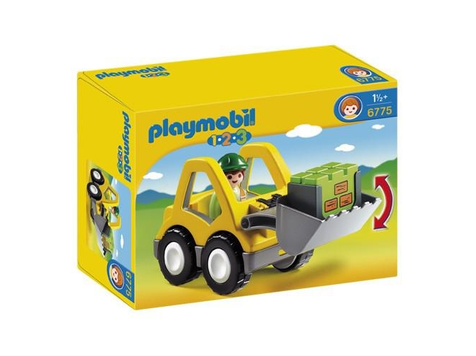 PLAYMOBIL 1.2.3 Trator : (Edad Mínima: 1,5)