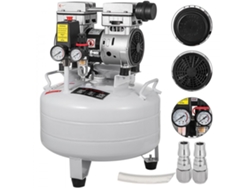 Compresor de aire sin aceite de 30 l, 850 W, con motor silencioso y presión máxima de 8 bar