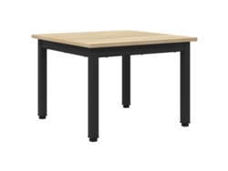 Mesa de centro Sonoma de madera procesada MAISON EXCLUSIVE 50x50x36 cm