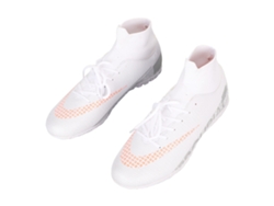 Botas De Fútbol Altas Para Hombre Con Tacos Aplastados Para Césped Artificial.