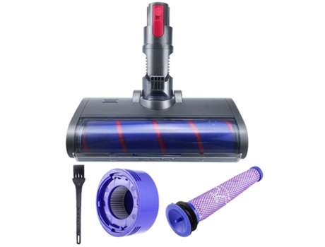 Aspiradora inalámbrica, cepillo eléctrico para suelo, elementos de filtro frontal, elementos de filtro trasero, repuesto para pieza Dyson V7 V8