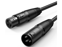 Cable de audio XLR profesional Tommy01 de 2 m para micrófono con conector XLR duradero
