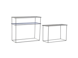 Consola DKD HOME DECOR (Metal - 27 x 70 x 45 cm)