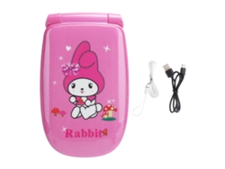 Mini Teléfono Móvil Plegable De 1,44 Pulgadas, Doble Sim, Doble Modo De Espera, Batería De Larga Duración De 1850 Mah (rosa)