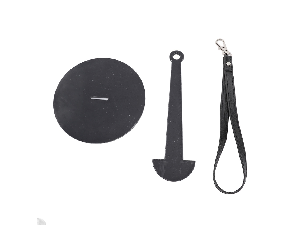 Soporte Portátil De Acrílico Para La Muñeca Con Correa De Cuero Para Manualidades.