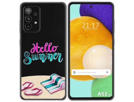 Carcasa Samsung Galaxy A52 / A52 5G / A52s 5G TUMUNDOSMARTPHONE Dibujos Transparente Multicolor