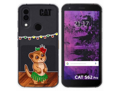 Carcasa CAT S62 Pro TUMUNDOSMARTPHONE Dibujos Transparente Multicolor