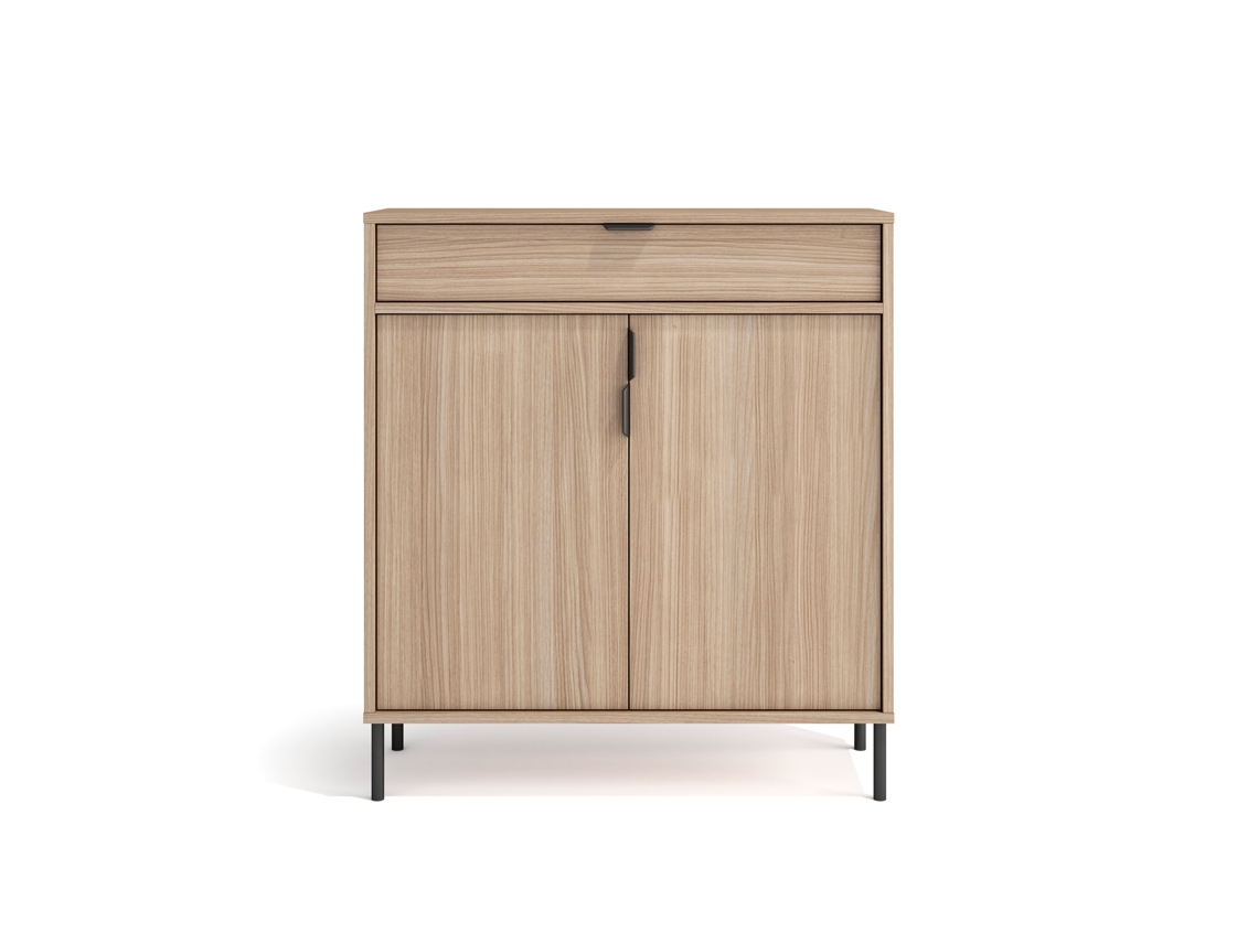 Mueble zapatero/armario HERDASA Alice nogal claro 89 x 90 x 29 cm