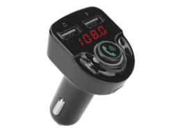 Transmisor Fm Bluetooth Para Coche Con Cargador Usb, Reproductor Mp3 Dual, Kit Manos Libres Inalámbrico