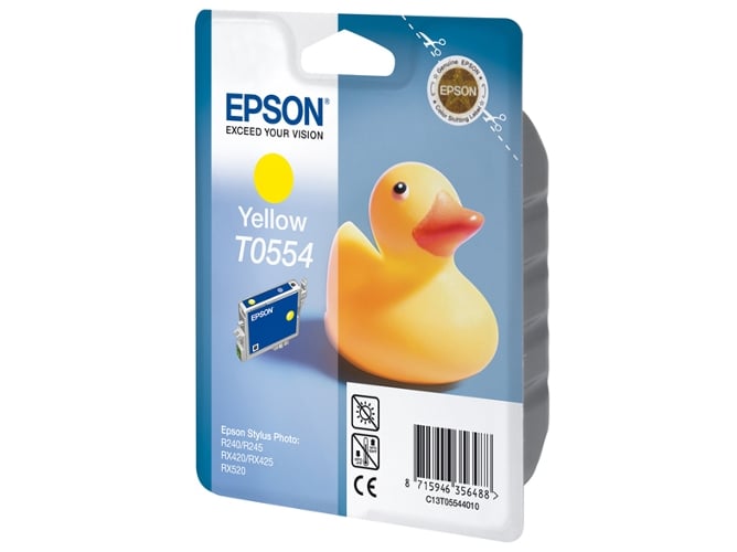 Cartucho EPSON T0554 Amarillo (C13T055440LB)