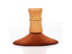 Cepillo de limpieza antiestático profesional 2026 para discos de vinilo, removedor de polvo súper eficiente, 14,5 x 4,5 cm, marrón.